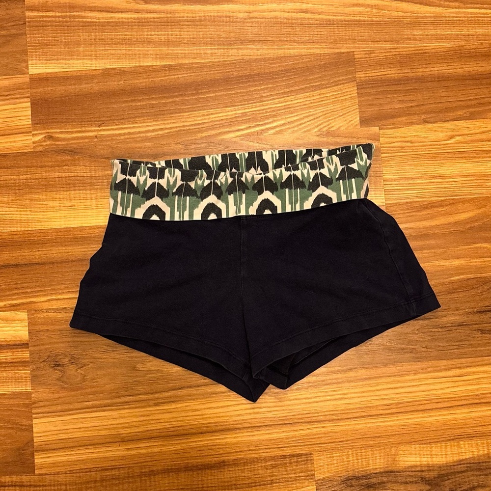 SOLOW Blue and Green Women's Shorts